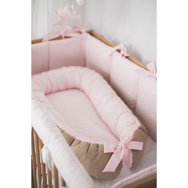 Soft Plain Pink baby nest